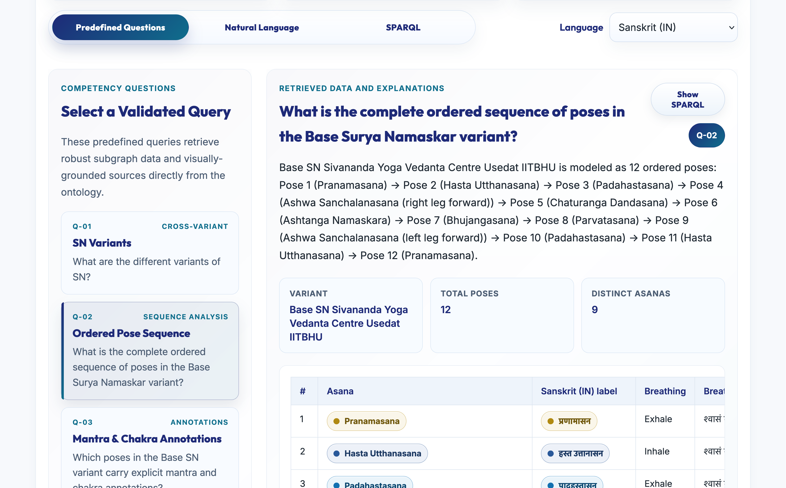 SN-YE Surya Namaskar Yoga Explorer Demo