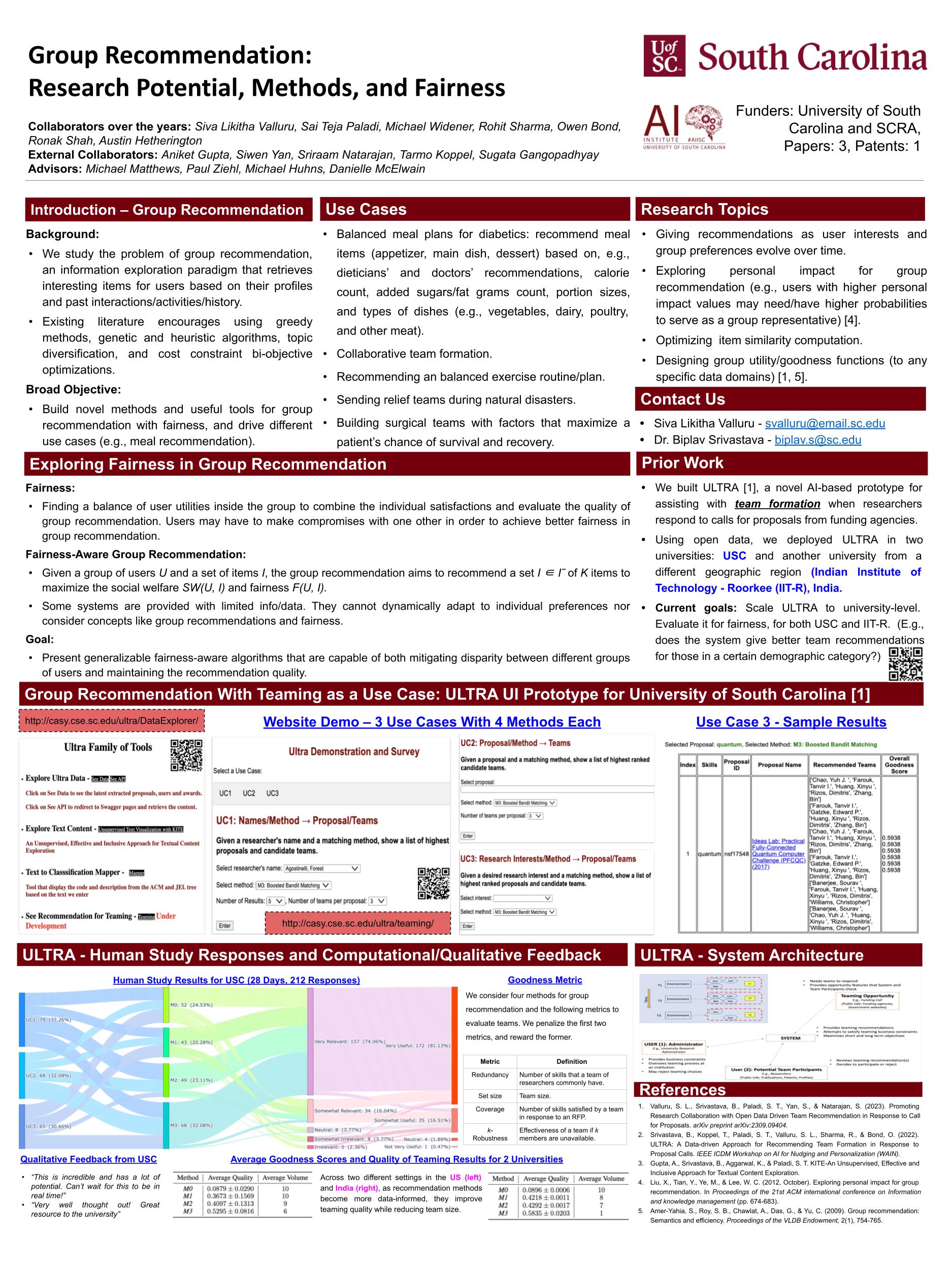 Group Recommendation - Research Potential, Methods, and Fairness